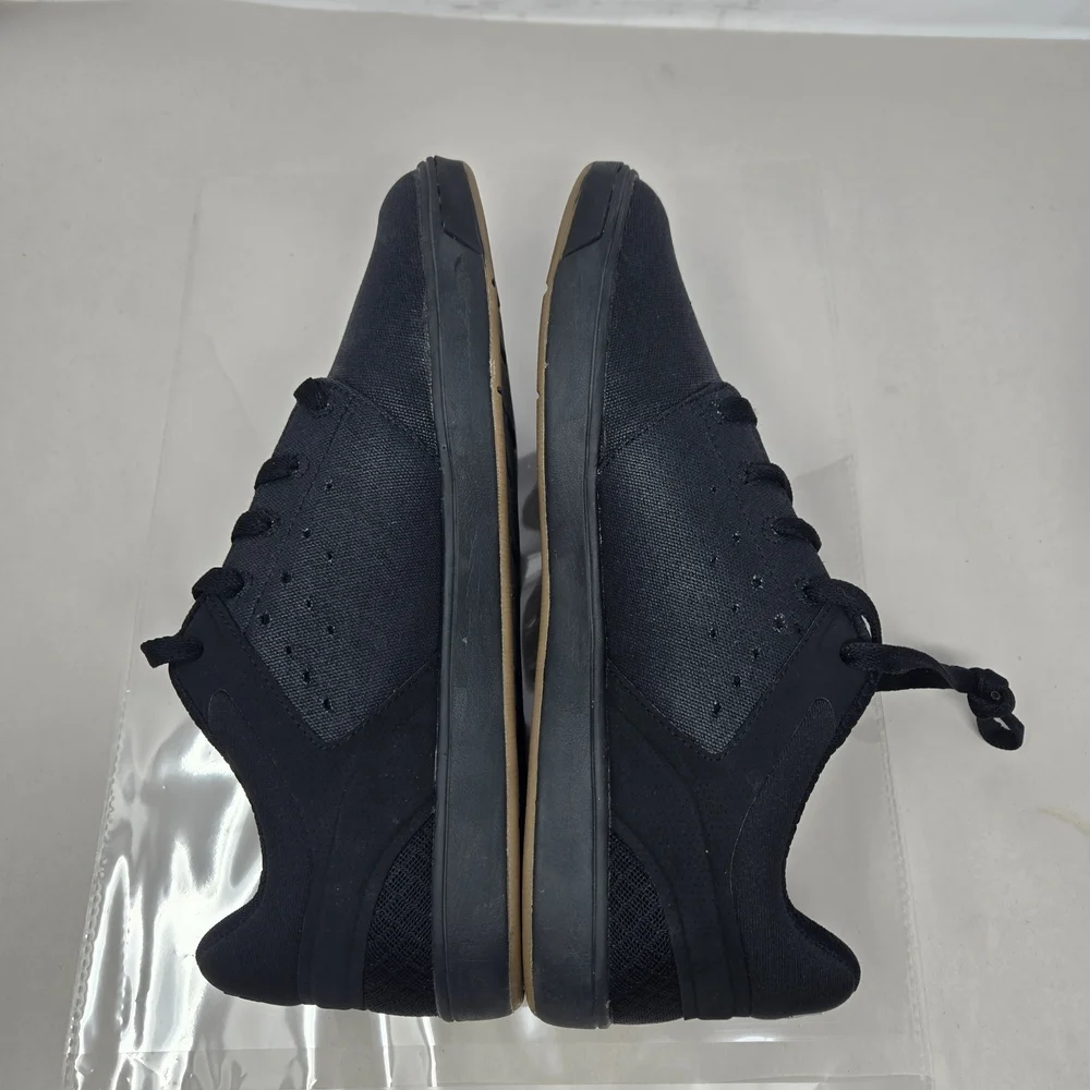 Fox Racing Mens Sneakers Sz 9.5 Black Motion Scrub Fresh Lace Up Casual Comfort